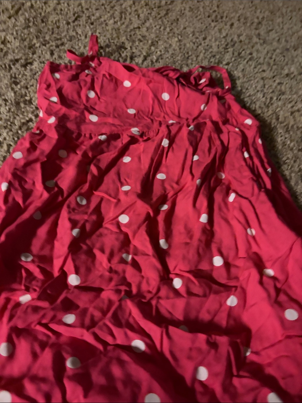On Running Pink Polka Dot Sundress what about pick up today?
